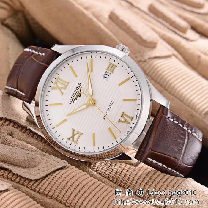 LONGINES浪琴 經典大三針 全自動機械 精品男士腕表 WSS1096